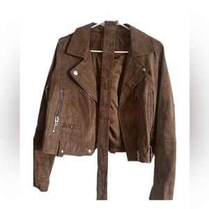 Blank NYC Suede Moto Jacket | size M